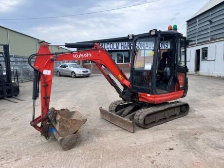 2016 Kubota KX61-3 Mini Digger