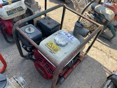 Portable Water Pump Honda Engine 