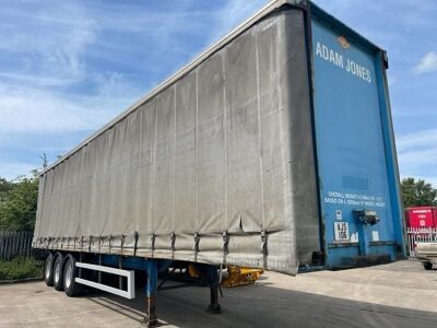 2013 AHT Triaxle Curtainside Trailer