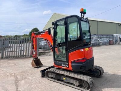 2019 Kubota U27-4 Mini Digger - 2