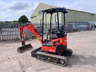 2019 Kubota U17-3 Mini Digger - 2