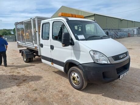 2011 Iveco Daily Crewcab Caged Body Tipper