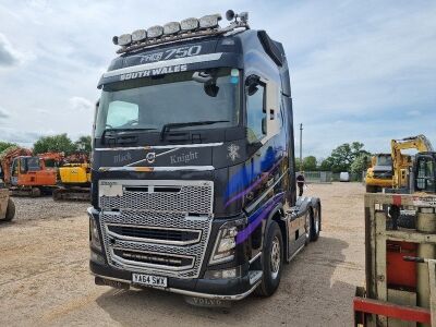 2014 Volvo FH16 750 Globetrotter 6x2 Midlift Tractor Unit - 2