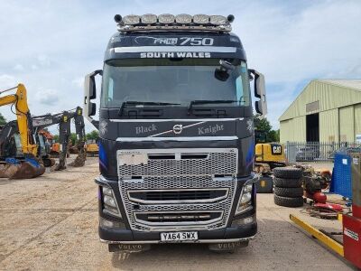 2014 Volvo FH16 750 Globetrotter 6x2 Midlift Tractor Unit - 3