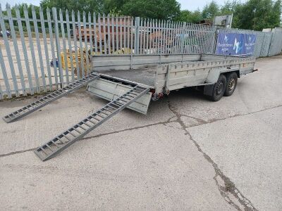 Indespension Tandem Axle Drabwar Dropside Plant Trailer