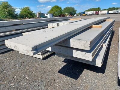 6 x Concrete Reinforced Panels - 6