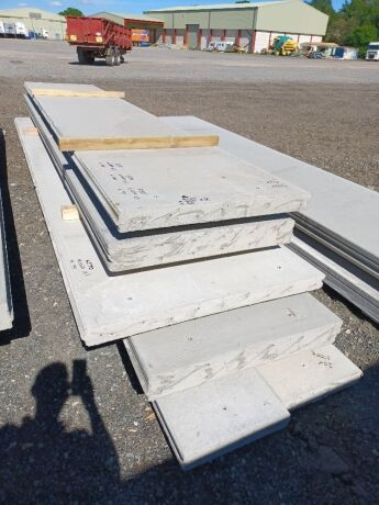 6 x Concrete Reinforced Panels