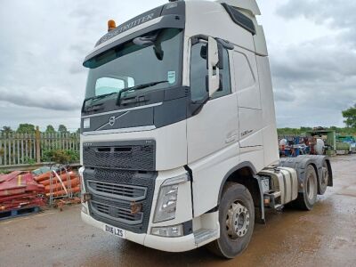 2016 Volvo FH500 Globetrotter 6x2 Rear Lift Tractor Unit - 2