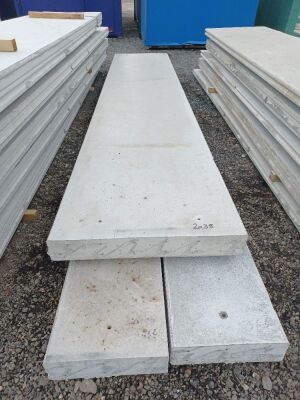 3 x Concrete Reinforced Panels - 3