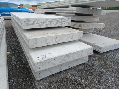 4 x Concrete Reinforced Panels