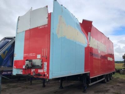 2016 Don Bur Triaxle Double Deck Box Van Trailer