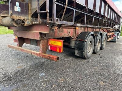 2001 SM Trailers 40ft Triaxle Skeletal Trailer - 2