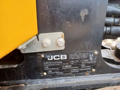 2020 JCB 16C-1 Mini Digger - 9