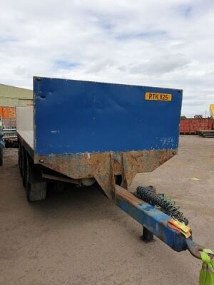 2008 Abel Triaxle Drawbar Flat Trailer - 2