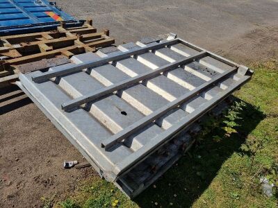 Qty of Alloy Livestock Body Deck Panels - 2