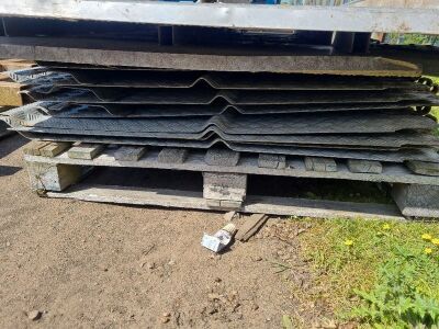 Qty of Alloy Livestock Body Deck Panels - 3