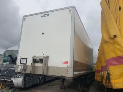 2008 Montracon Tandem Axle Insulated Box Van Trailer