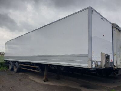 2008 Montracon Tandem Axle Insulated Box Van Trailer