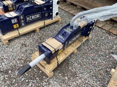 New & Unused Hirox HD-X10 Hydraulic Breaker Attachment 35mm Pins - 2