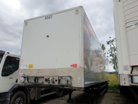 2012 Montracon Tandem Axle Insulated Box Van Trailer