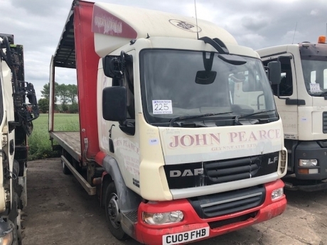 2009 DAF LF 45 180 4x2 Curtainside Rigid