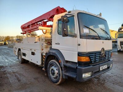 2001 Mercedes Atego 4x2 Concrete Pump - 2