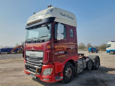 2016 DAF XF510 Super Space 6x2 Mini Midlift Tractor Unit