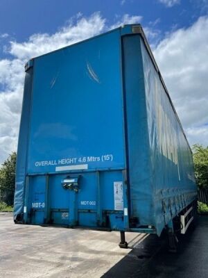 2008 M+G Triaxle Curtainside Trailer - 2