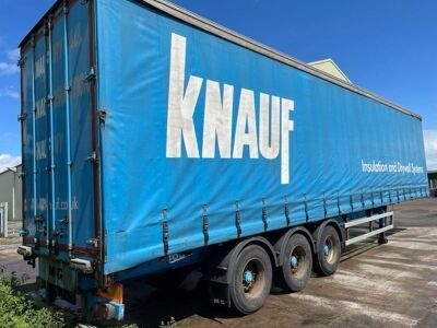 2008 M+G Triaxle Curtainside Trailer - 11