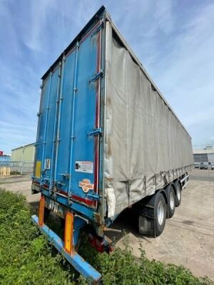 2013 AHT Triaxle Curtainside Trailer - 5