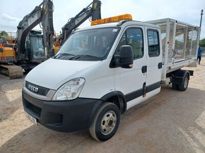 2011 Iveco Daily Crewcab Caged Body Tipper - 2