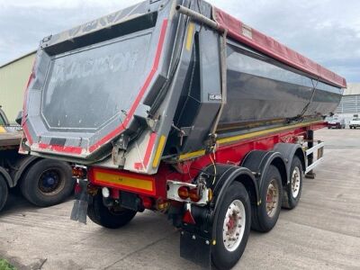 2013 Kelberg Triaxle Bath Tub Aggregate Tipping Trailer - 3