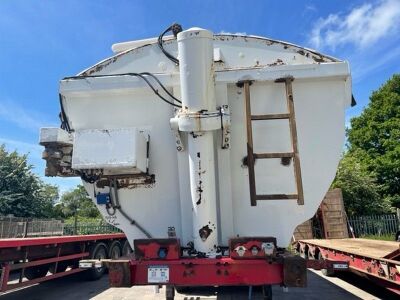 2014 Kelberg Triaxle Alloy Body Bath Tub Aggregate Tipping Trailer - 3