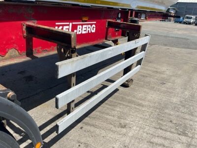 2014 Kelberg Triaxle Alloy Body Bath Tub Aggregate Tipping Trailer - 16