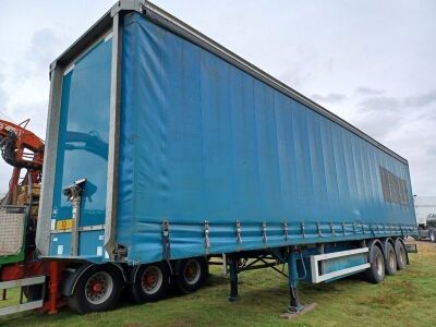 2010 Montracon Triaxle Curtainside Trailer