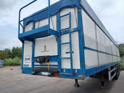 2007 Van Der Peet Triaxle Alloy Body Potato Bulker Trailer