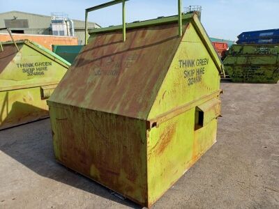 Front Loader Covered Skip