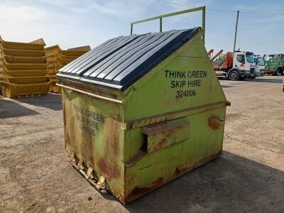 Front Loader Covered Skip - 3