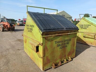 Front Loader Covered Skip - 4