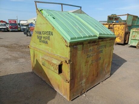 Front Loader Covered Skip