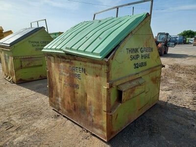 Front Loader Covered Skip - 2