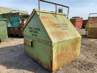 Front Loader Covered Skip - 3