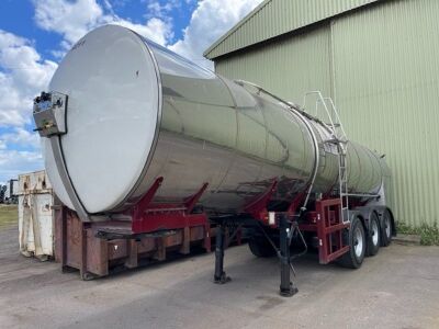 1997 Crane Fruehauf TJC RO3 Triaxle Tanker Trailer