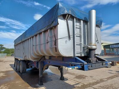 2000 General Trailers Triaxle Alloy Body Tipper