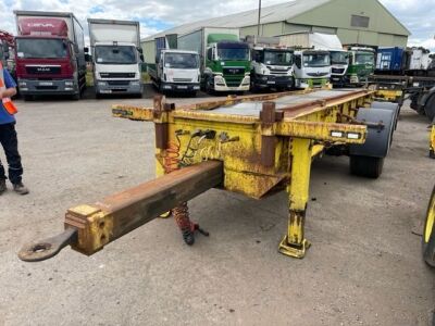 2001 Cartwright Tandem Axle Drawbar RoRo Trailer - 2