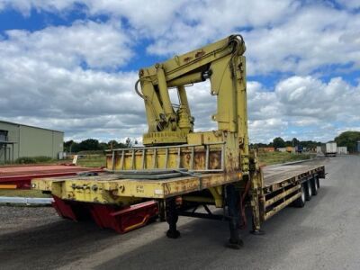 1985 York Triaxle Crane Trailer