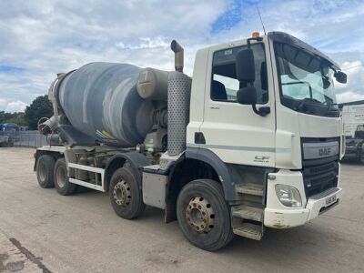 2016 DAF CF 400 8x4 Cement Mixer