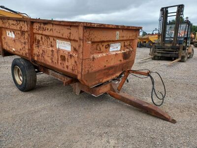 Griffiths Trailers Single Axle Drawbar Dump Trailer - 2