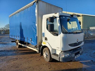 2011 Renault Midlum 180 4x2 Curtainsider