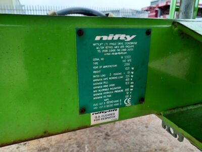 2006 Nifty 140 Single Axle Drawbar Boom Lift - 9